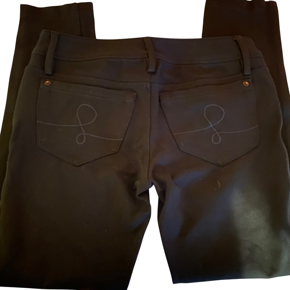 Lilly Pulitzer Travel Jean Black Jeans Size 2 Skinny Stretch Pants Logo Pocket